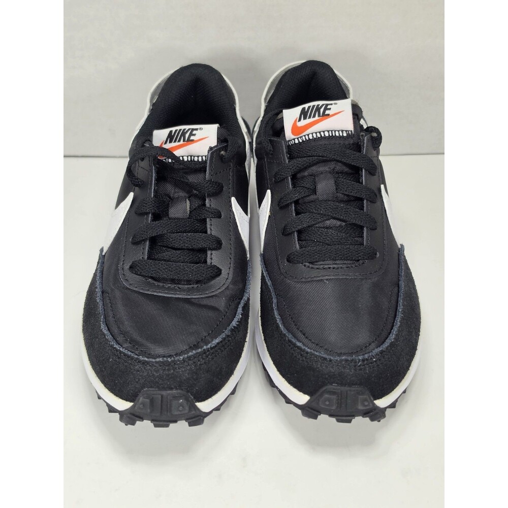 Nike Women's Size 5.5 Waffle Debut Shoes, Black/White-Orange-Clear, DH9523-002 - Picture 5 of 8